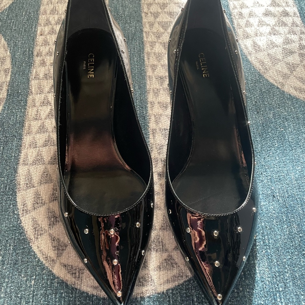 Celine black Sharp pumps